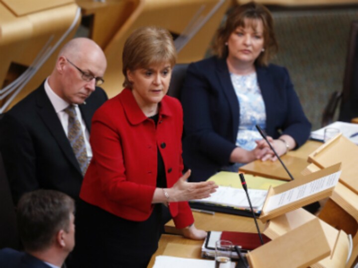 Scottish lawmakers back independence referendum call on eve of Brexit