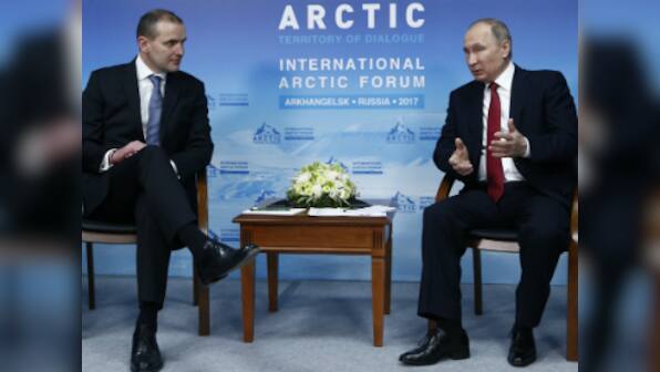 Russian President Vladimir Putin says climate change good for economy