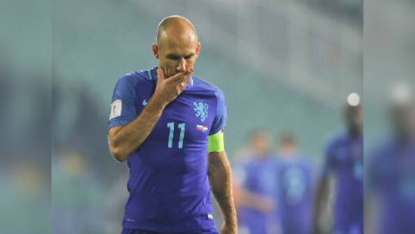 World Cup qualifiers: Netherlands captain Arjen Robben labels Bulgaria defeat as 'nightmare'