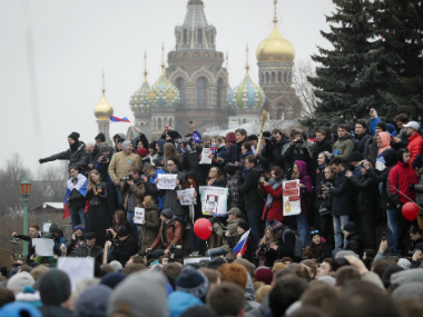 Russia: Vladimir Putin critic Alexei Navalny among hundreds arrested following nationwide protests Russia: Vladimir Putin critic Alexei Navalny among hundreds arrested following nationwide protests