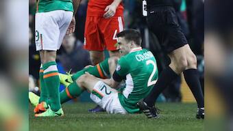 World Cup qualifiers: Ireland describe Seamus Coleman's injury during Wales match as 'big loss'