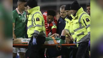 2018 Fifa World Cup qualifiers: Seamus Coleman's sickening leg injury mars drawn Ireland-Wales clash