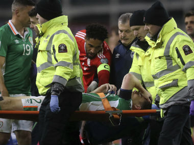 2018 Fifa World Cup qualifiers: Seamus Coleman's sickening leg injury mars drawn Ireland-Wales clash 2018 Fifa World Cup qualifiers: Seamus Coleman's sickening leg injury mars drawn Ireland-Wales clash