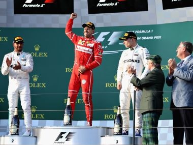 Australian Grand Prix: Sebastian Vettel wins season-opening Formula 1 race, Lewis Hamilton finishes 2nd