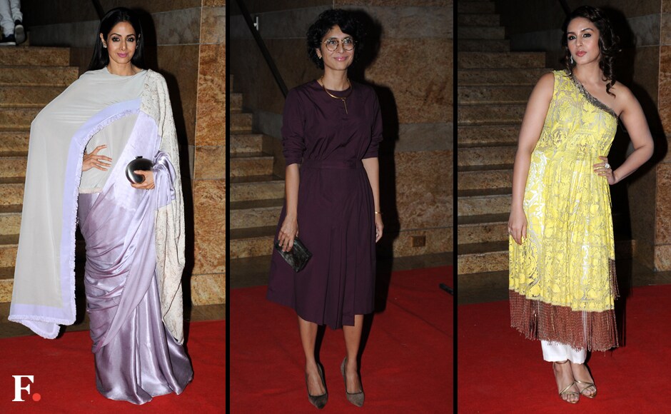 Sridevi, Kiran Rao and Huma Qureshi. Sachin Gokhale/Firstpost Sridevi, Kiran Rao and Huma Qureshi. Sachin Gokhale/Firstpost