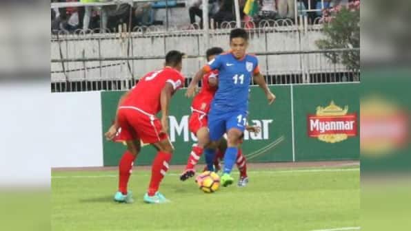 AFC Asian Cup Qualifiers: India ride on Sunil Chhetri's late winner to pip Myanmar in opener