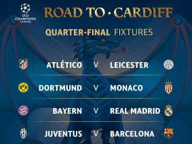 ucl quarter final dates