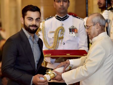 Virat Kohli, Dipa Karmakar among sporting icons awarded with Padma Shri