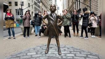 Wall Street's famous charging bull will now be stared down by a fearless girl