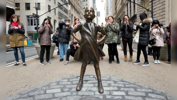Wall Street's famous charging bull will now be stared down by a fearless girl