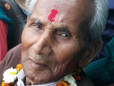 Yogi Adityanath's father Aanand Singh Bisht. Namita Singh