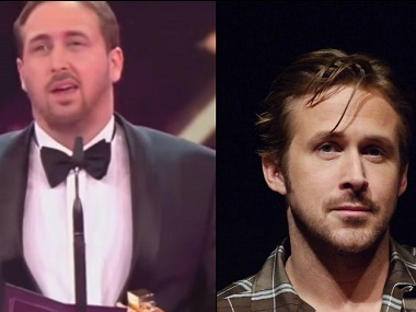 Watch: Fake Ryan Gosling fools German TV show, accepts award for La La Land Watch: Fake Ryan Gosling fools German TV show, accepts award for La La Land