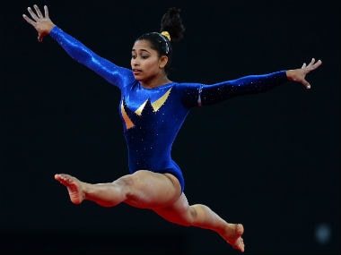 File photo of Dipa Karmakar. AFP