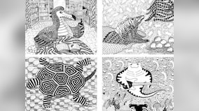 Puns, animals and doodling. Musician Nitin Mani's art is quite a sight to behold