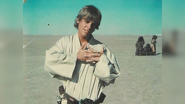 Mark Hamill shares throwback photo of the first day of filming Star Wars