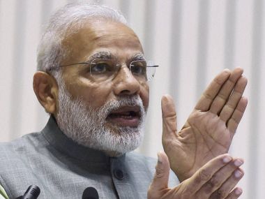 Prime Minister Narendra Modi focused on building a New India and Swachha Bharat in his address. PTI