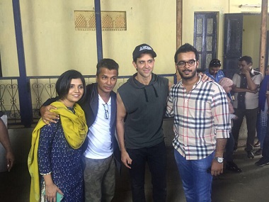 Hrithik Roshan shoots a cameo for fashion designer Vikram Phadnis' directorial debut Hrithik Roshan shoots a cameo for fashion designer Vikram Phadnis' directorial debut