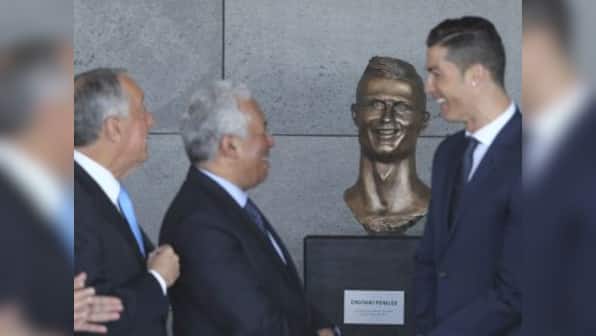 Cristiano Ronaldo bust in Madeira is so grotesque that social media wonders if a Lionel Messi fan designed it