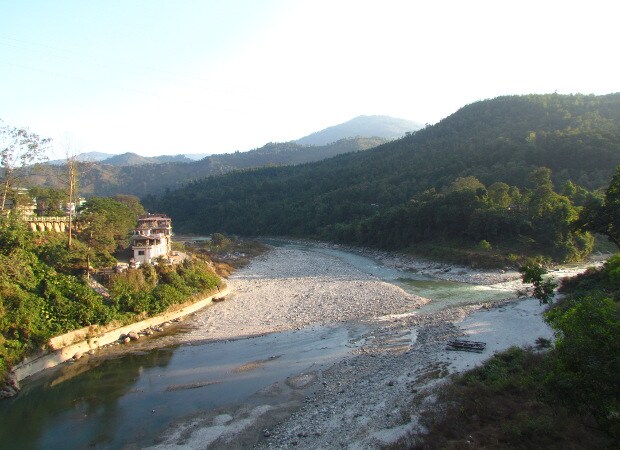 In the border-town of Jorethang, about 70 km from Sikkim’s capital Gangtok, police officers stand guard by the river Rangeet because across the river and past a dense forest lies West Bengal. Jorethang residents can cross over by foot or by boat to buy cheap, easily available pharmaceutical drugs.