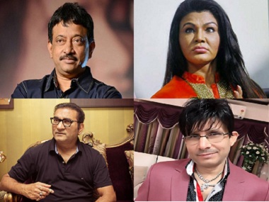 Ram Gopal Varma, Rakhi Sawant, KRK, Abhijeet: Chronicling the filth-spewing Twitter tribe Ram Gopal Varma, Rakhi Sawant, KRK, Abhijeet: Chronicling the filth-spewing Twitter tribe