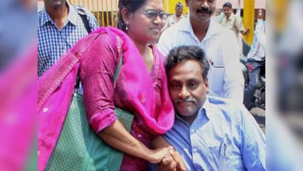 DU professor GN Saibaba’s life sentence is a conspiracy of BJP-RSS, says wife Vasantha Kumari