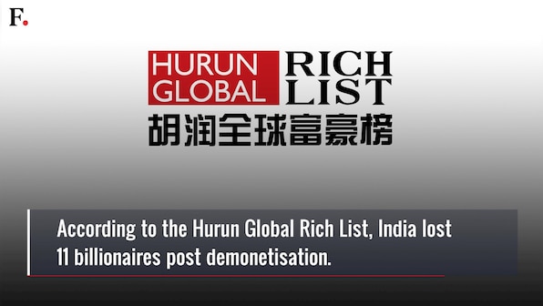 Watch: India lost 11 billionaires post demonetisation, says research firm Hurun
