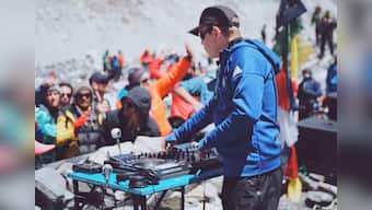 Watch: British DJ hosts world's highest party on Everest