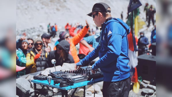 Watch: British DJ hosts world's highest party on Everest