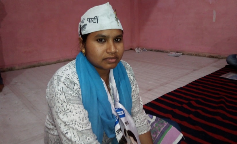 Vimlesh Koli, 31, is contesting from the Sundarnagari constituency in northeast Delhi. Firstpost/Kangkan Acharyya
