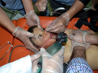 US missile strike on Syrian airbase: Survivors of 'chemical attack' hail Donald Trump US missile strike on Syrian airbase: Survivors of 'chemical attack' hail Donald Trump