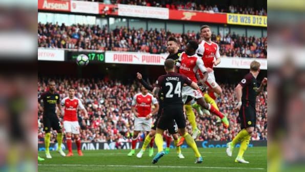 Premier League: Arsenal hit back twice to draw against Manchester City, Middlesbrough stay in trouble