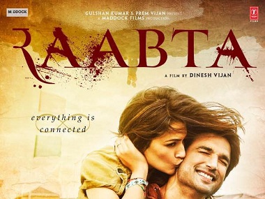 Raabta first look: Sushant Singh Rajput and Kriti Sanon look head-over-heels in love Raabta first look: Sushant Singh Rajput and Kriti Sanon look head-over-heels in love
