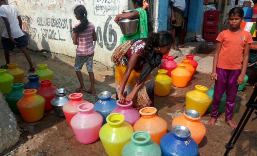 South India's Drought Part 2: Chennai slum dwellers forced to beg for ...