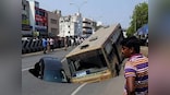 Chennai Metro work likely behind Anna Salai road accident, cave-in takes along MTC bus and car