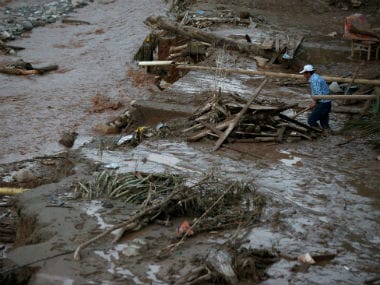 Over 200 people were killed after mudslides in Colombia. AFP