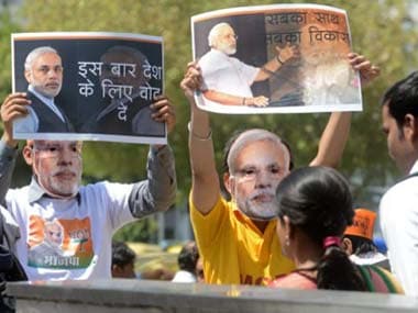 A file image of BJP workers. AFP