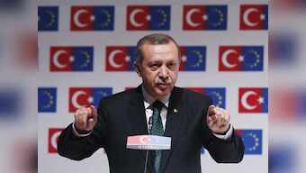 Recep Tayyip Erdogan calls on Turkish-origin Germans to 'slap' parties in Angela Merkel's coalition