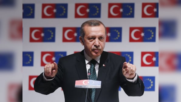 Recep Tayyip Erdogan calls on Turkish-origin Germans to 'slap' parties in Angela Merkel's coalition