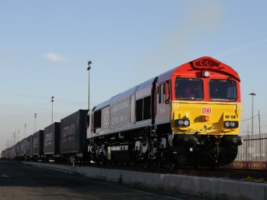 The first freight train from China arrived in the UK 3 months ago. Getty images