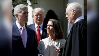US Supreme Court: Donald Trump nominee Neil Gorsuch sworn in as 113th justice