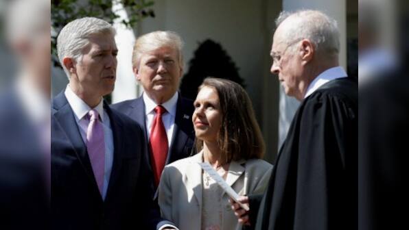 US Supreme Court: Donald Trump nominee Neil Gorsuch sworn in as 113th justice