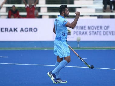 Harmanpreet Singh scored twice to guide India to a comfortable 3-0 win over New Zealand. Twitter: @HockeyIndia