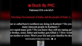 Pakistan-based hackers strike down IIT Delhi, AMU, DU websites; slur Indian Army role in Kashmir