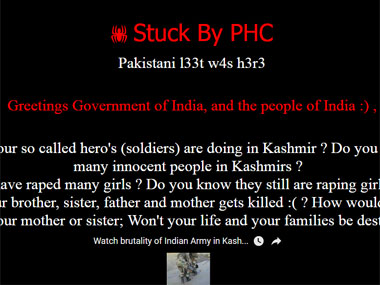 Pakistan-based hackers strike down IIT Delhi, AMU, DU websites; slur Indian Army role in Kashmir Pakistan-based hackers strike down IIT Delhi, AMU, DU websites; slur Indian Army role in Kashmir