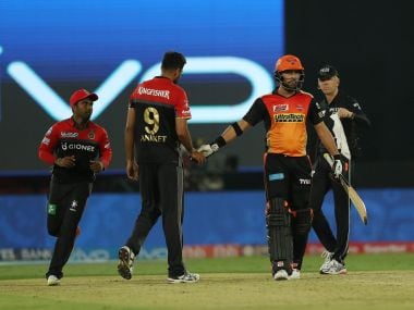 RCB’s disastrous fielding helped SRH to victory in the first match of IPL 2017. PTI