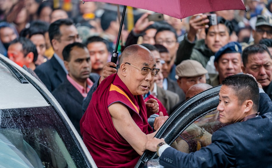 The Dalai Lama is scheduled to consecrate a temple and give blessings to his followers during his week-long stay in Arunachal Pradesh. AP Photo The Dalai Lama is scheduled to consecrate a temple and give blessings to his followers during his week-long stay in Arunachal Pradesh. AP Photo