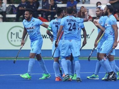 File photo of the Indian hockey team. Image courtesy: Twitter