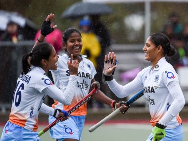Indian women's hockey team won Women's Hockey World League Round 2. Twitter/ @FIH