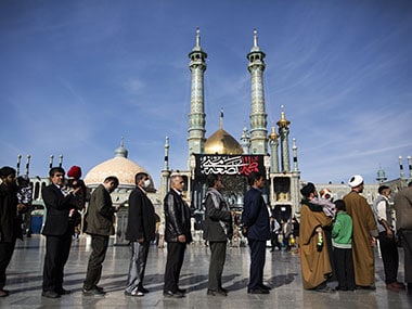 File photo of Iran elections. AFP