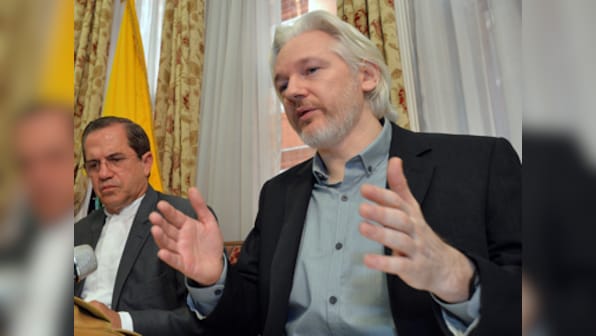 Julian Assange says he urged Donald Trump Jr to publish Russia emails via WikiLeaks
